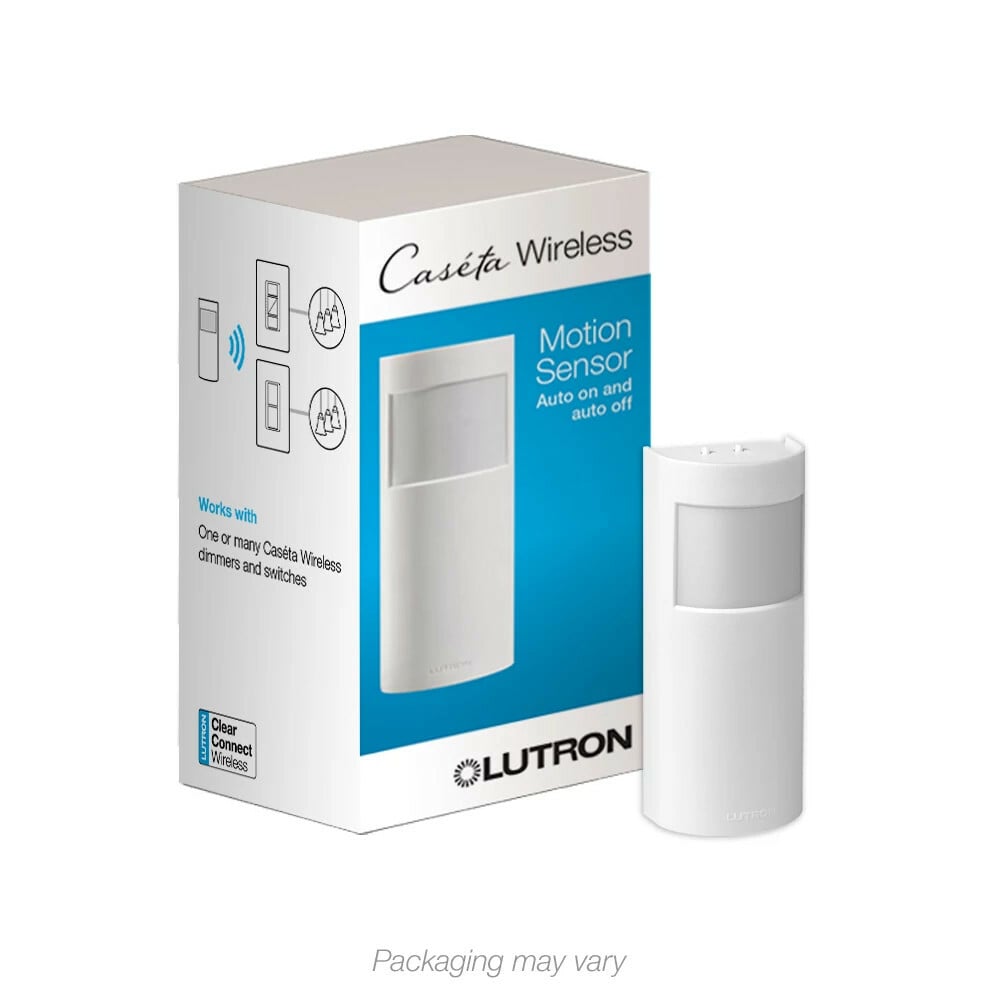 Lutron Caseta Motion Sensor - Occupancy/Multi-location Works with Alexa and the Google Assistant, White