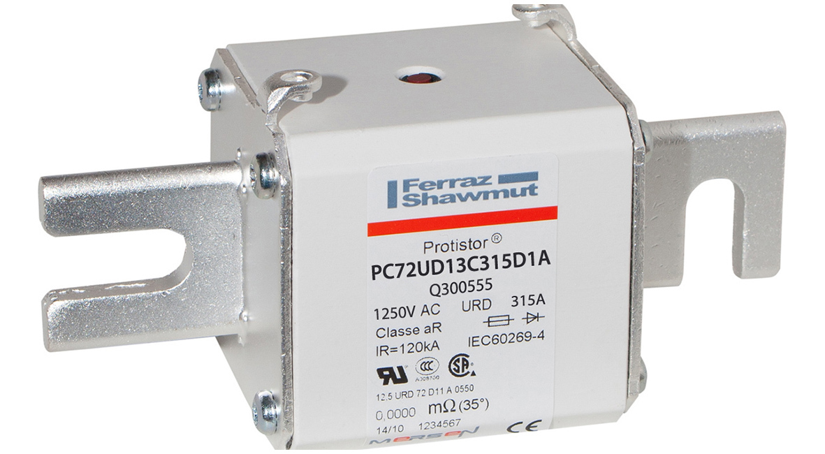 High-Speed Fuse 72 aR 1250VAC 315A Striker DIN 110 Blades