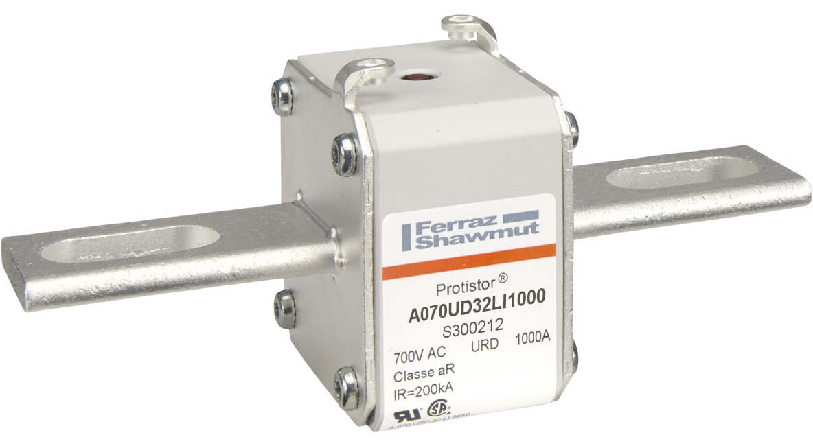 High-Speed Fuse 32 aR 690VAC 1000A Striker Slotted Blades long