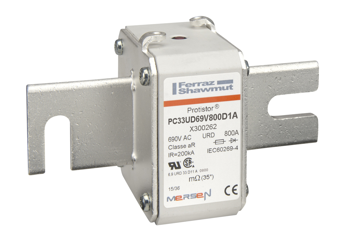 High-Speed Fuse 33 aR 690VAC 800A Striker DIN 110 Blades