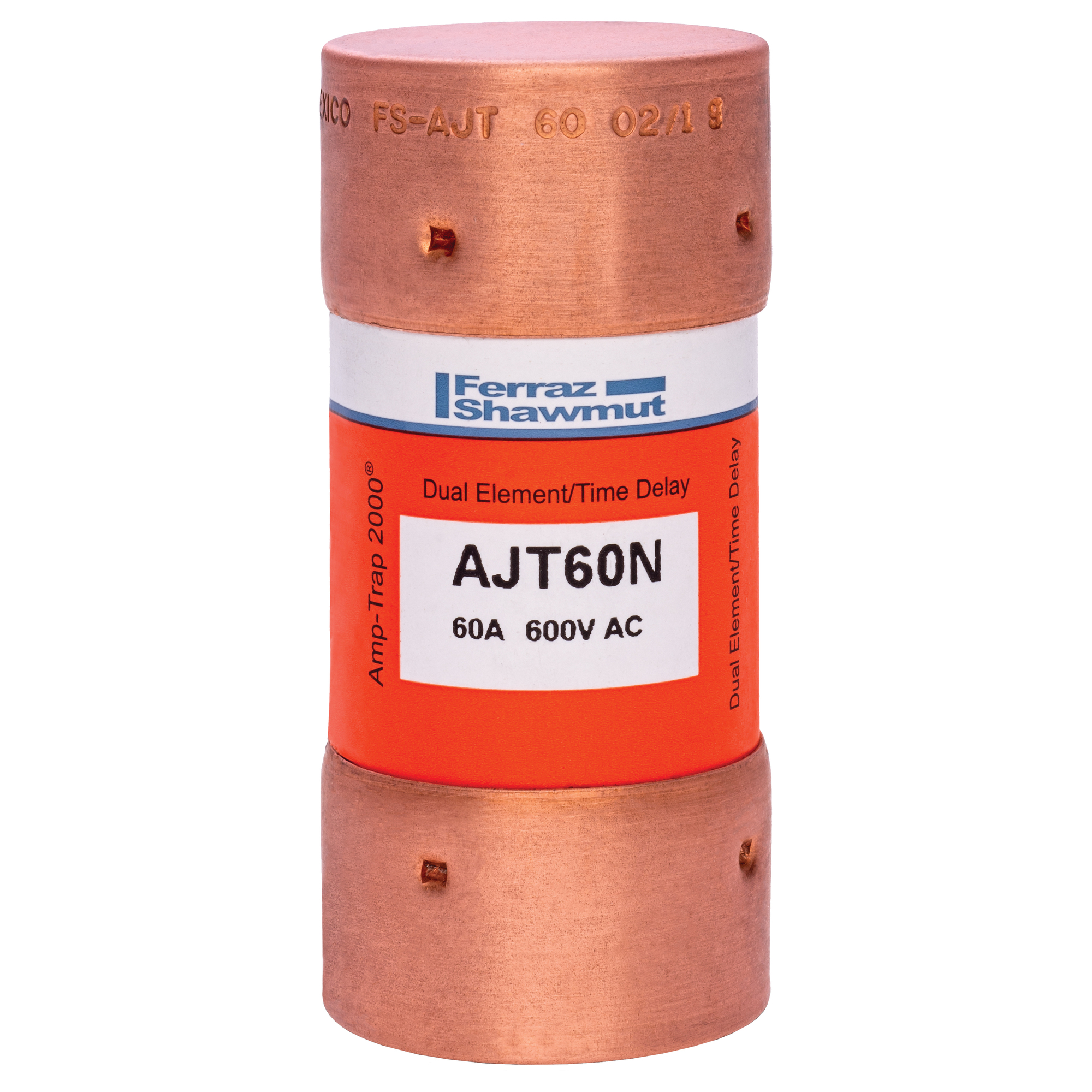 Fuse AJT - Class J - Time-delay 600VAC 400VDC 60A Ferrule