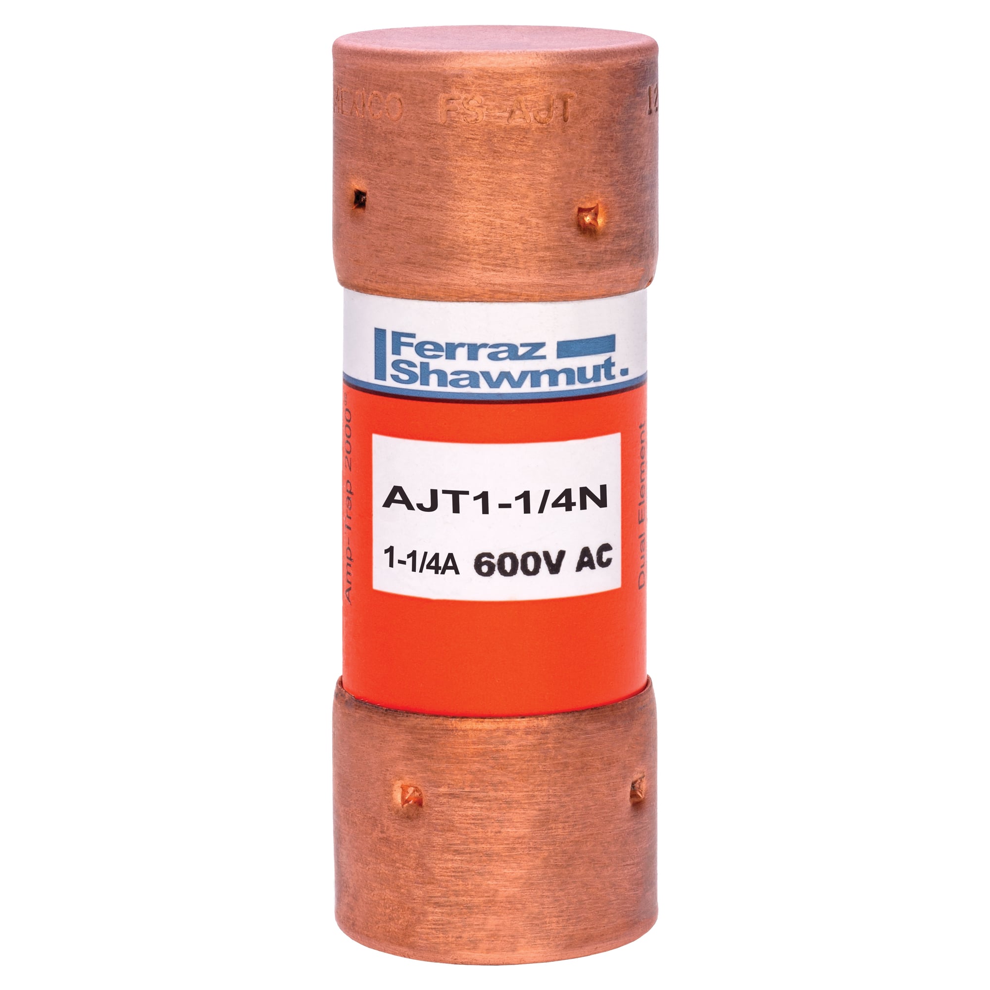 Fuse AJT - Class J - Time-delay 600VAC 500VDC 1.25A Ferrule