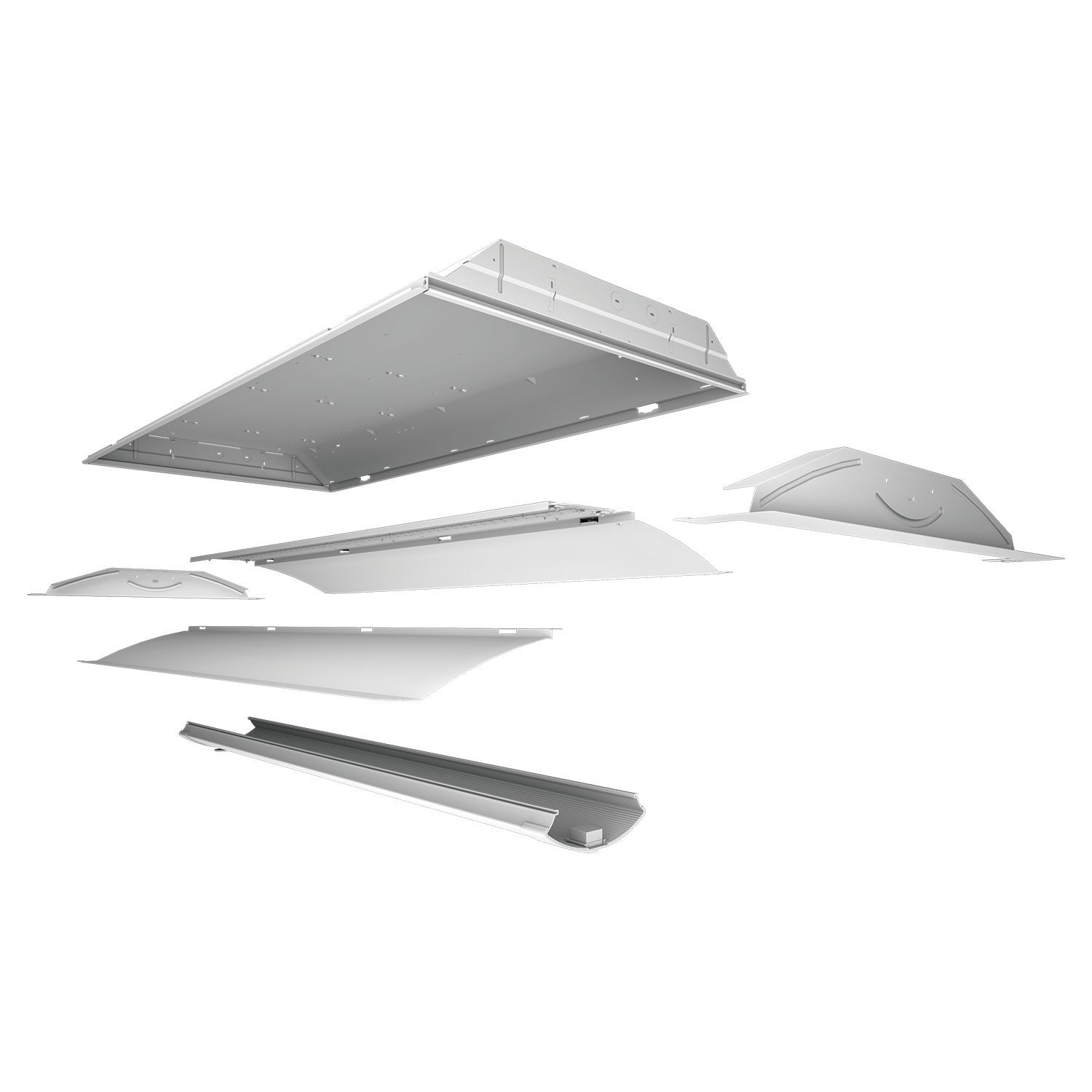 LED, 2'x4' Cruze Retrofit Kit, Ribbed Frosted Acrylic Lens,4000 Lumens, 85 CRI, 3500K, UNV 0-10V Dimming Driver