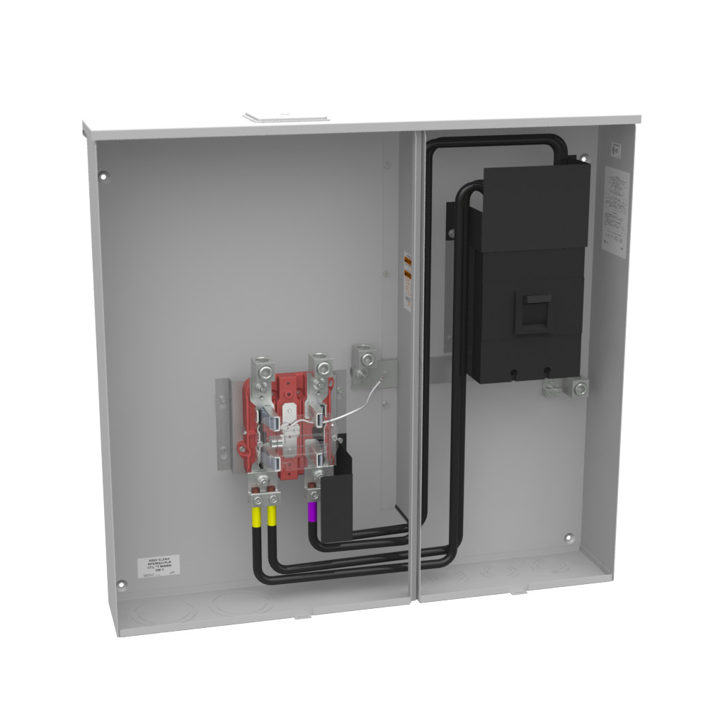 U6227-X-400-K3L-5T9 4 Term, Ringless, Large Closing Plate, 1-400 Amp, Main Breaker, 5th Term 9 Oclock Position, Single Connector, Locking 4-600 kcmil