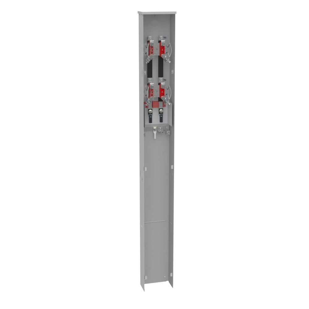 U8303-O-CECHA 4 Term, Ringless, Plain Top, Horn Bypass, 2 Position, Single Pedestal Direct Bury, Commonwealth Edison Chicago Housing Authority
