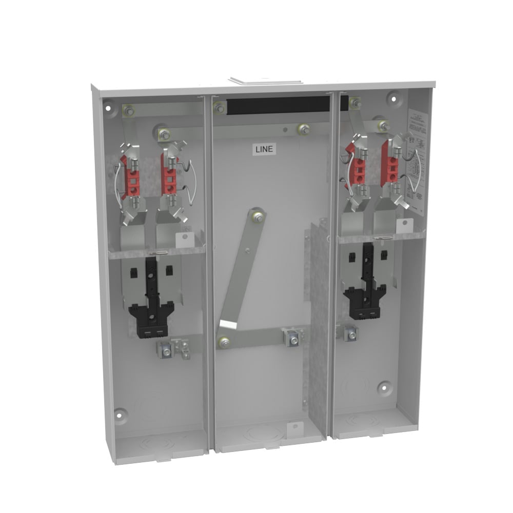4 TERM RNGLS LRG CLS PLT HRN BYPS 2 POS 2-125 AMP MN BRKR PROV 7-8 IN BRL LCK GRD WITH BRKT PROV