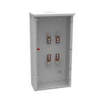 U4554-X-Z21-K6SP-LI 13 Term, Ringless, Large Closing Plate, Test Switch Prewired, 21in-41in-10 inch, Painted Steel, Single Front Lift Off Cover, Hasp, Long Island Lighting Company