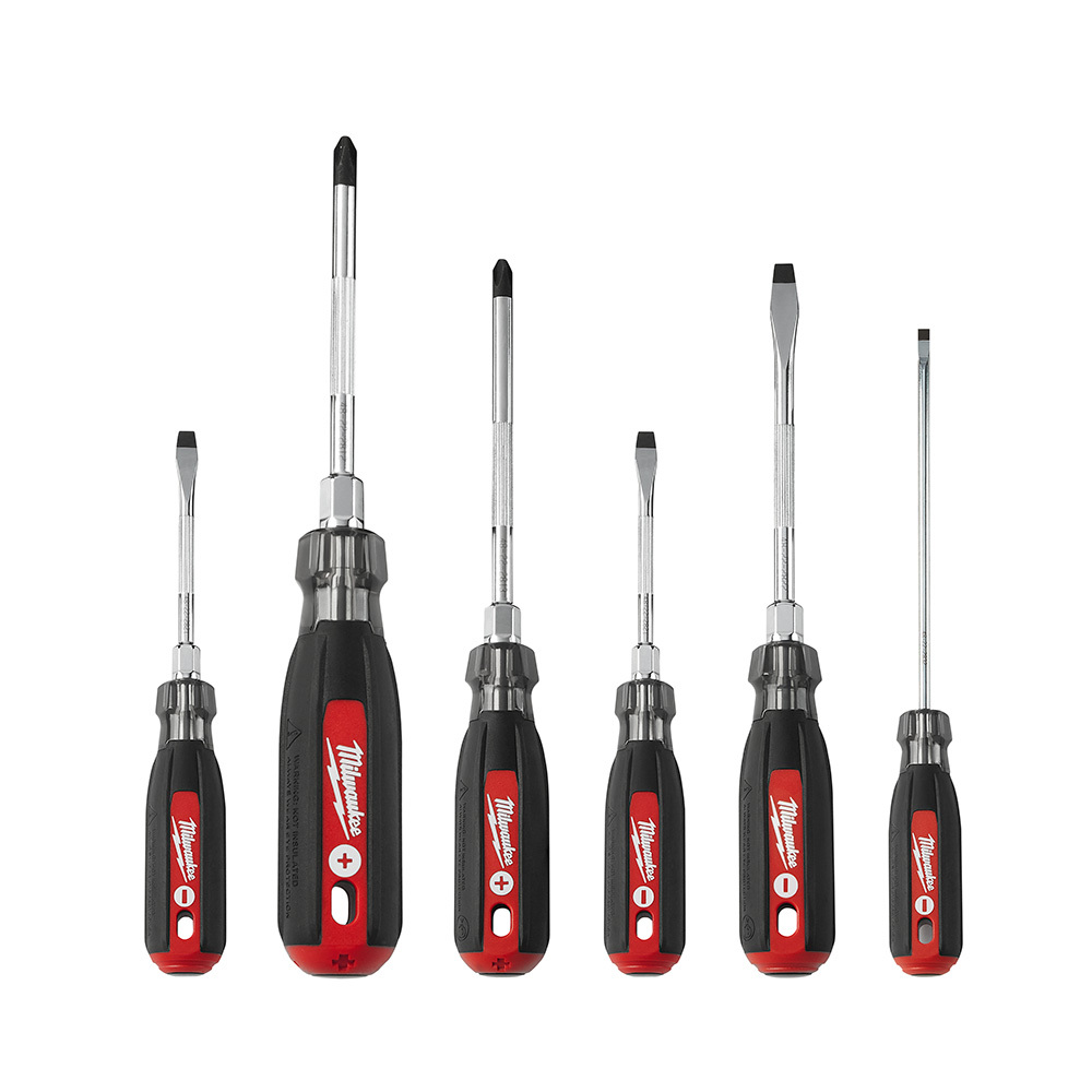 6Pc Cushion Grip Screwdriver Kit