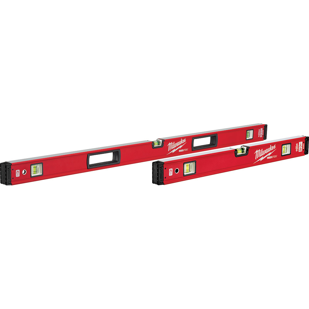 24 in./48 in. REDSTICK Magnetic Box Level Set