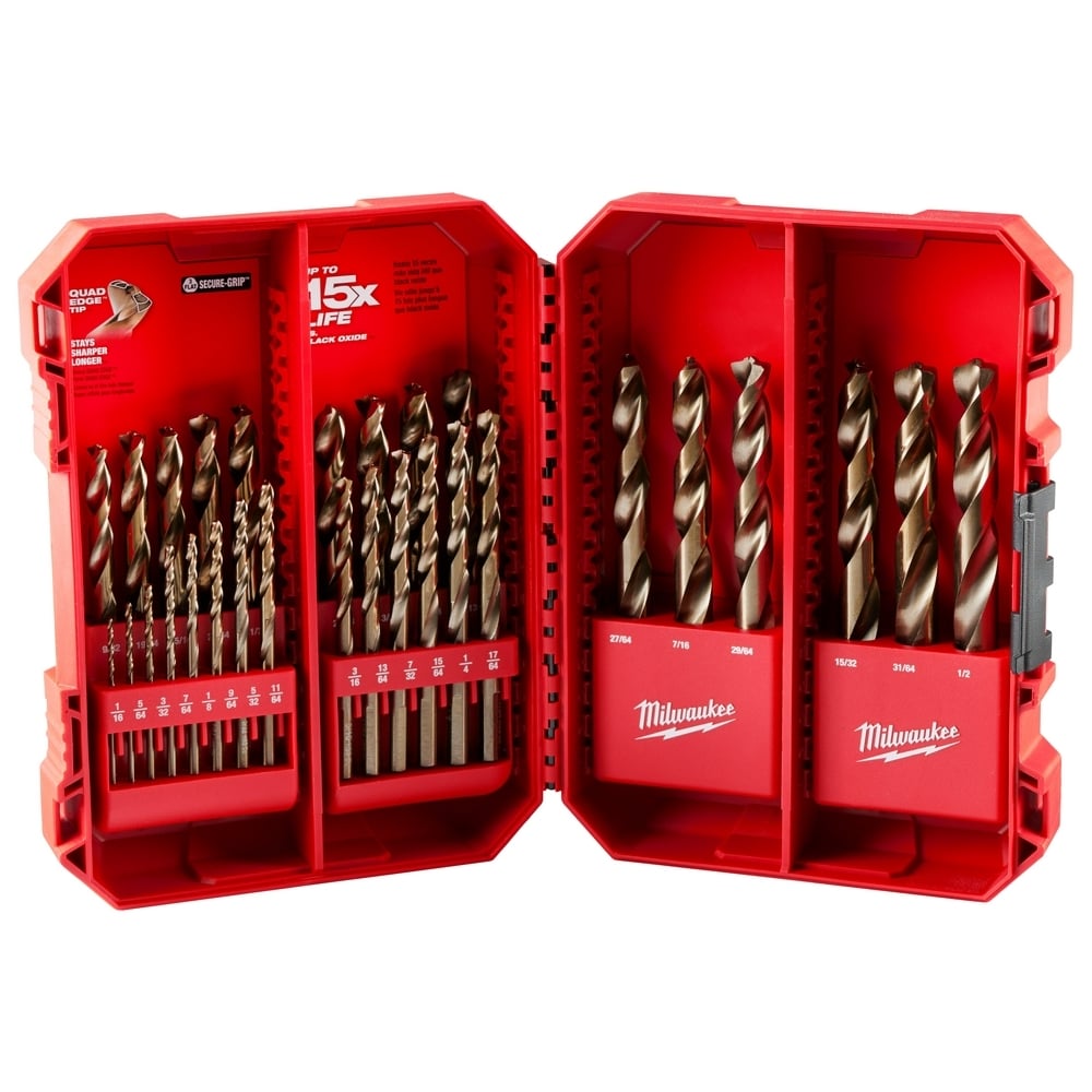 RED HELIX Cobalt Drill Bit Set  29PC