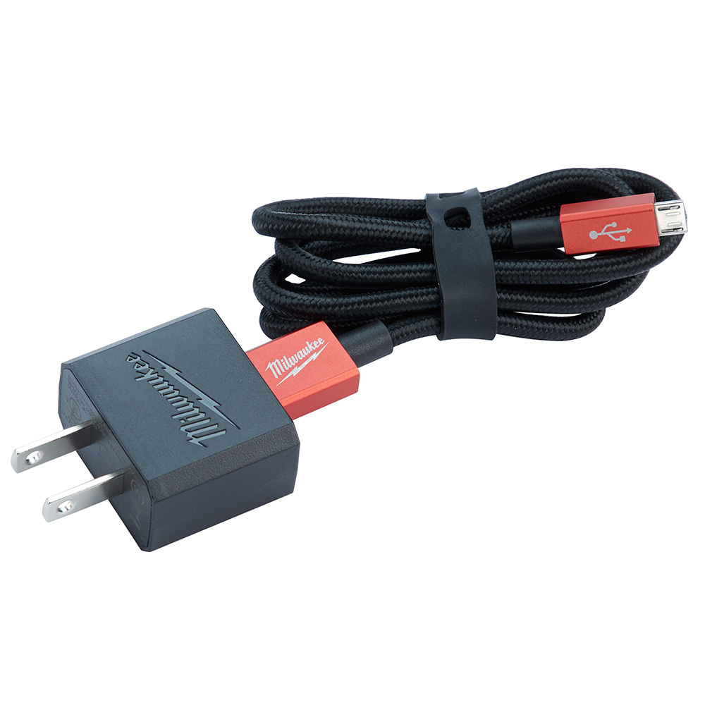 3ft Micro-USB Cable and 2.1A Wall Charger