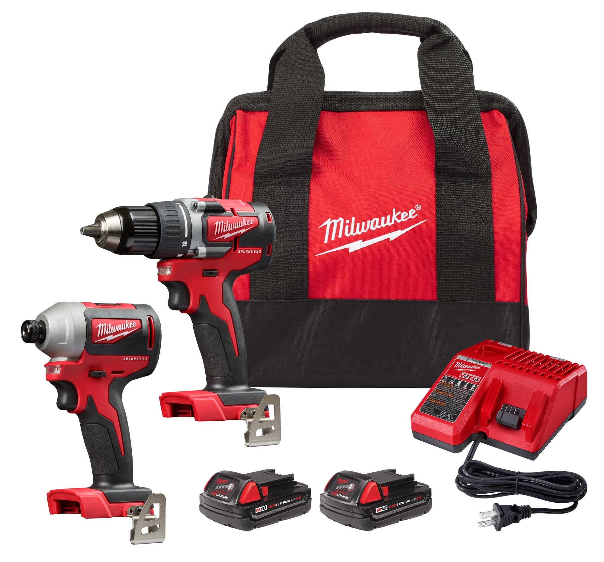 M18Compact Brushless Drill Driver/Impact Driver Combo Kit