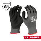 12 Pk Cut 5 Dipped Gloves - L