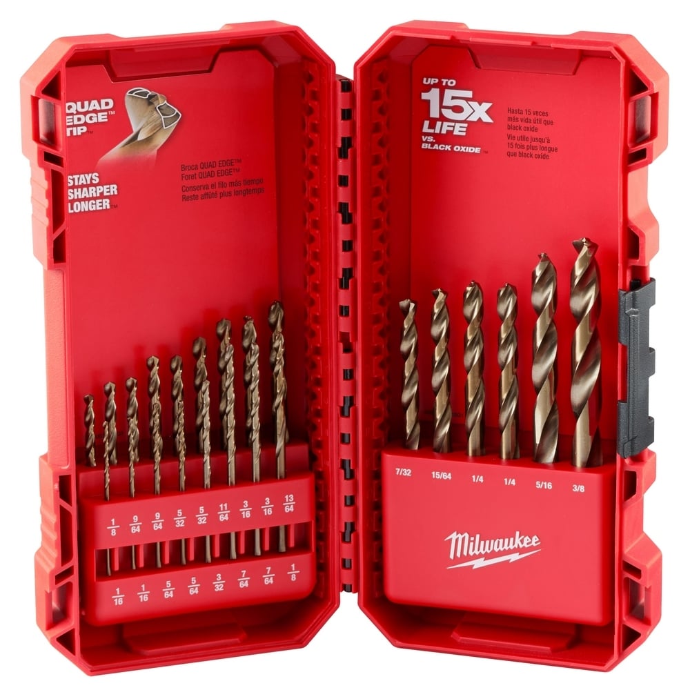 RED HELIX Cobalt Drill Bit Set  23PC