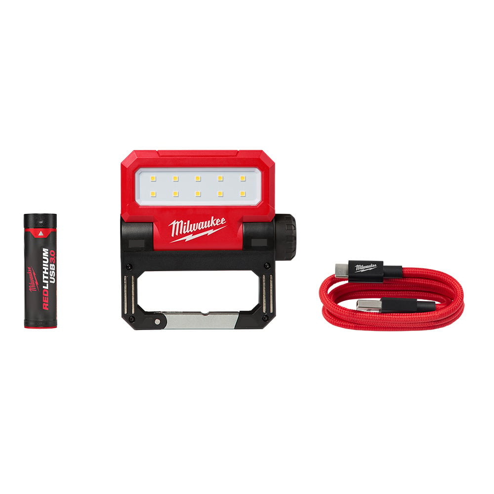 REDLITHIUM USB  ROVER Pivoting Flood Light