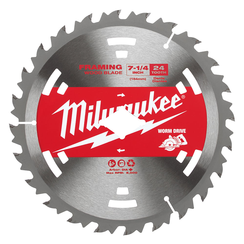 7-1/4 in. 24T Worm Drive Basic Framer Circular Saw Blade