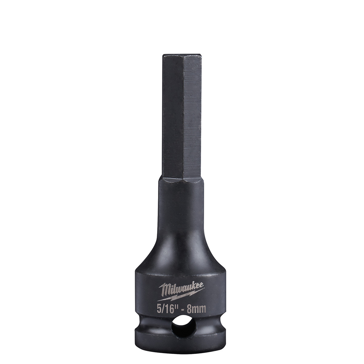 SHOCKWAVE Lineman's 3/8 in. Drive 5/16 in. - 8mm Hex Bit Socket