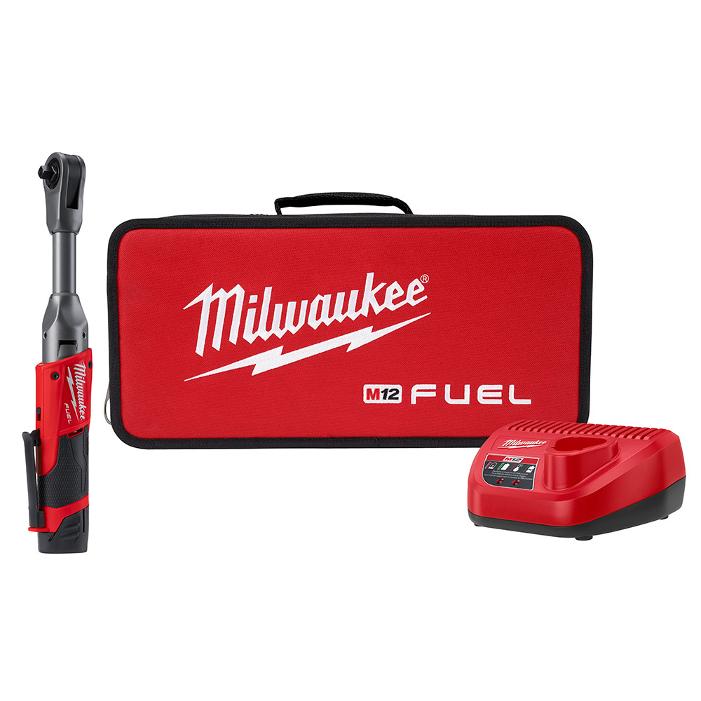 M12 FUEL 3/8 in. Extended Reach Ratchet 1 Battery Kit