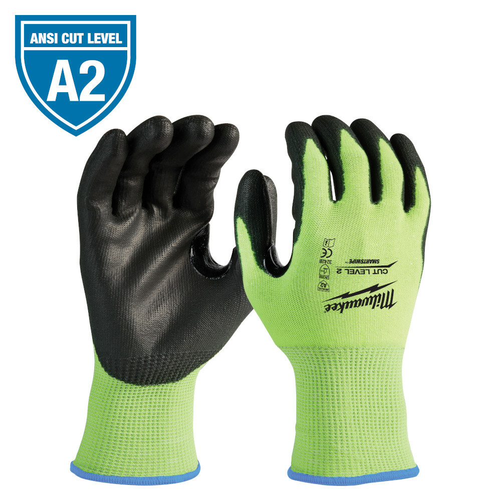High Visibility Cut Level 2 Polyurethane Dipped - XL