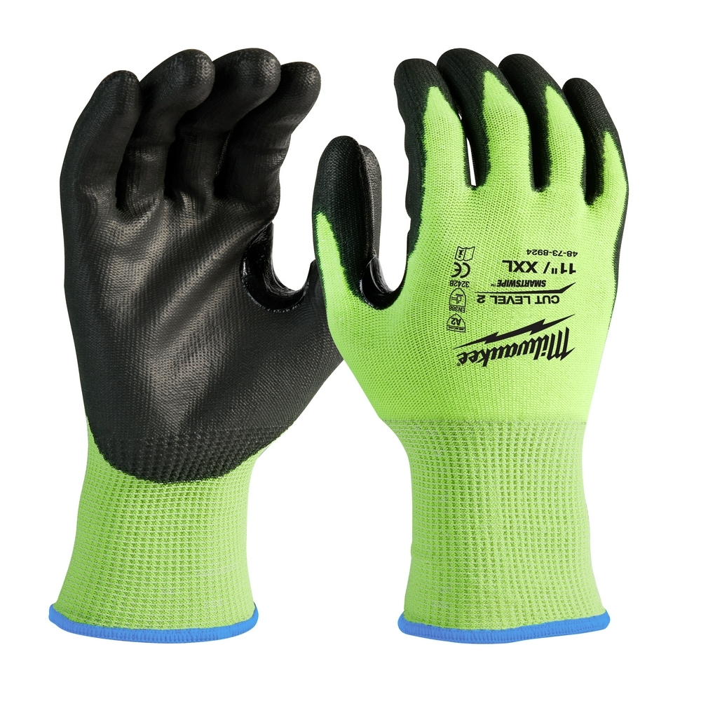 High Visibility Cut Level 2 Polyurethane Dipped - XXL