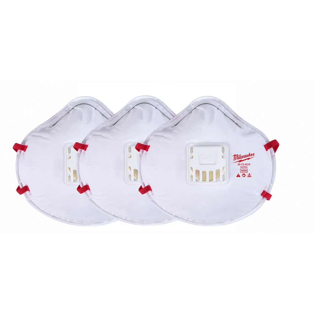 3pk N95 Valved Respirator