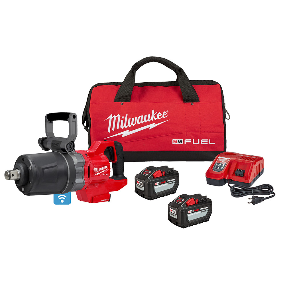 M18 FUEL 1 in. D-Handle High Torque Impact Wrench w/ ONE-KEY Kit