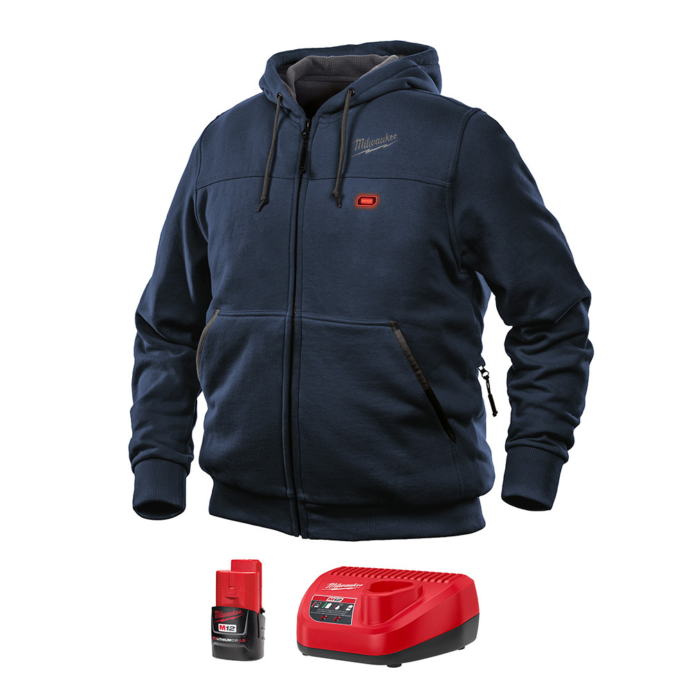 Heated Hoodie Kit XL (Navy Blue)