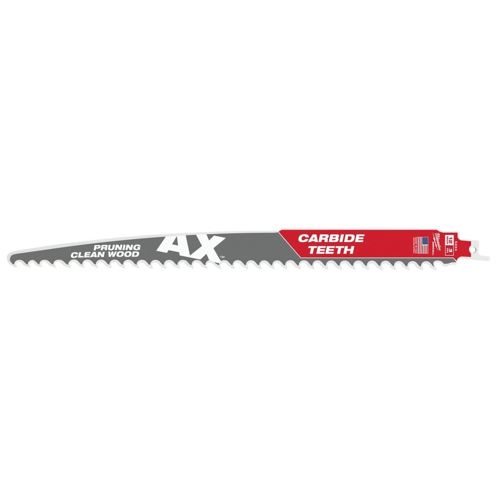 12" 3 TPI The AX with Carbide Teeth for Pruning & Clean Wood SAWZALL Blade 3PK