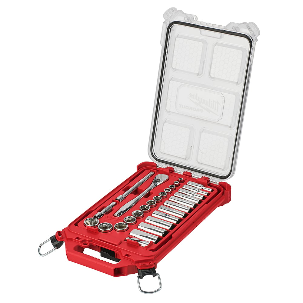 28 Pc Ratchet & Socket Set