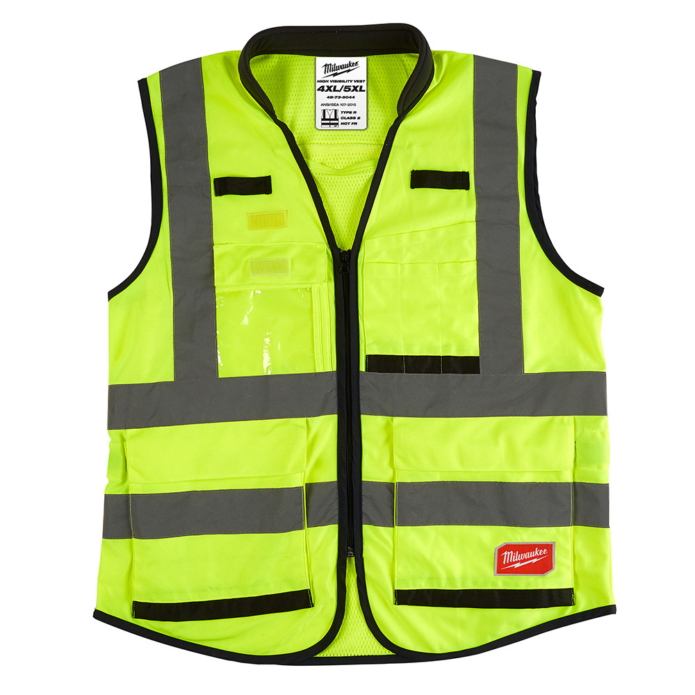 PREM HI-VIS VEST - YELLOW - 4X/5X