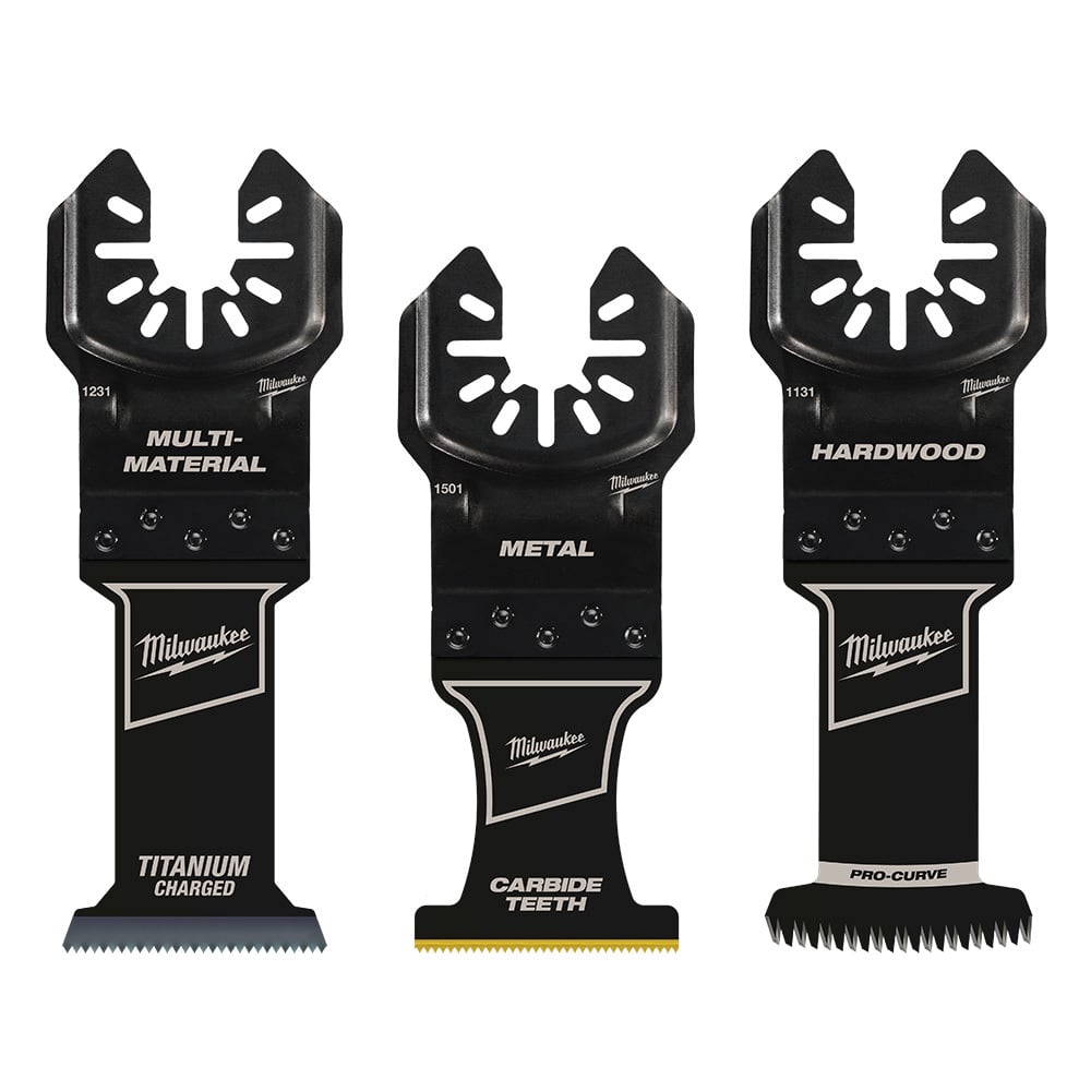 MILWAUKEE OPEN-LOK All-Purpose Multi-Tool Blade Variety Pack 3PC