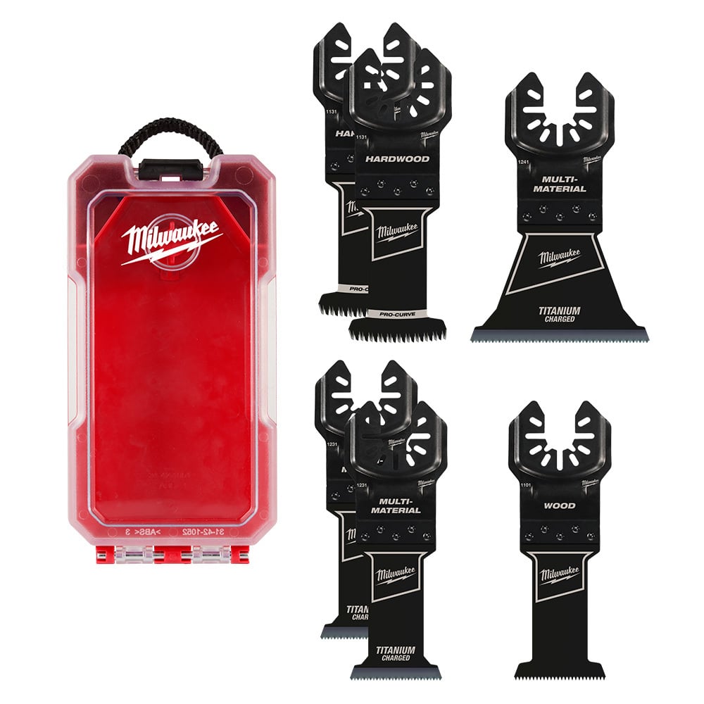 MILWAUKEE OPEN-LOK Multi-Tool Blade Variety Kit 6PC