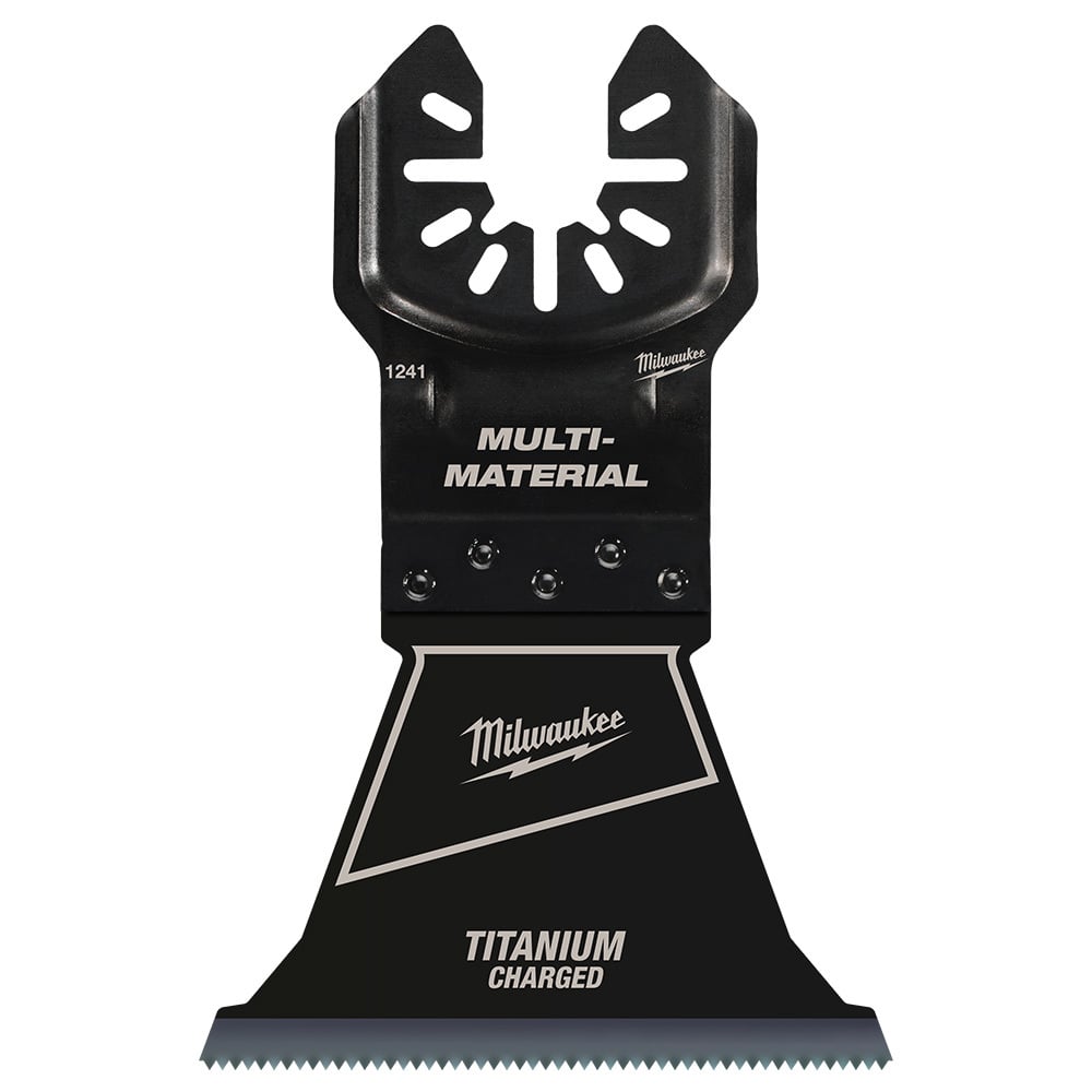 MILWAUKEE OPEN-LOK 2-1/2" TITANIUM CHARGED Bi-Metal Multi-Material Multi-Tool Blade