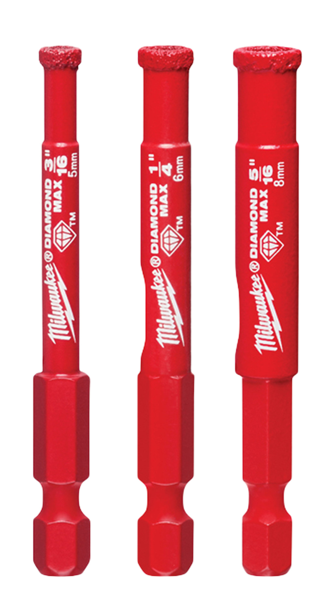 DIAMOND MAX Diamond Grit Hole Saw 3 PC Set