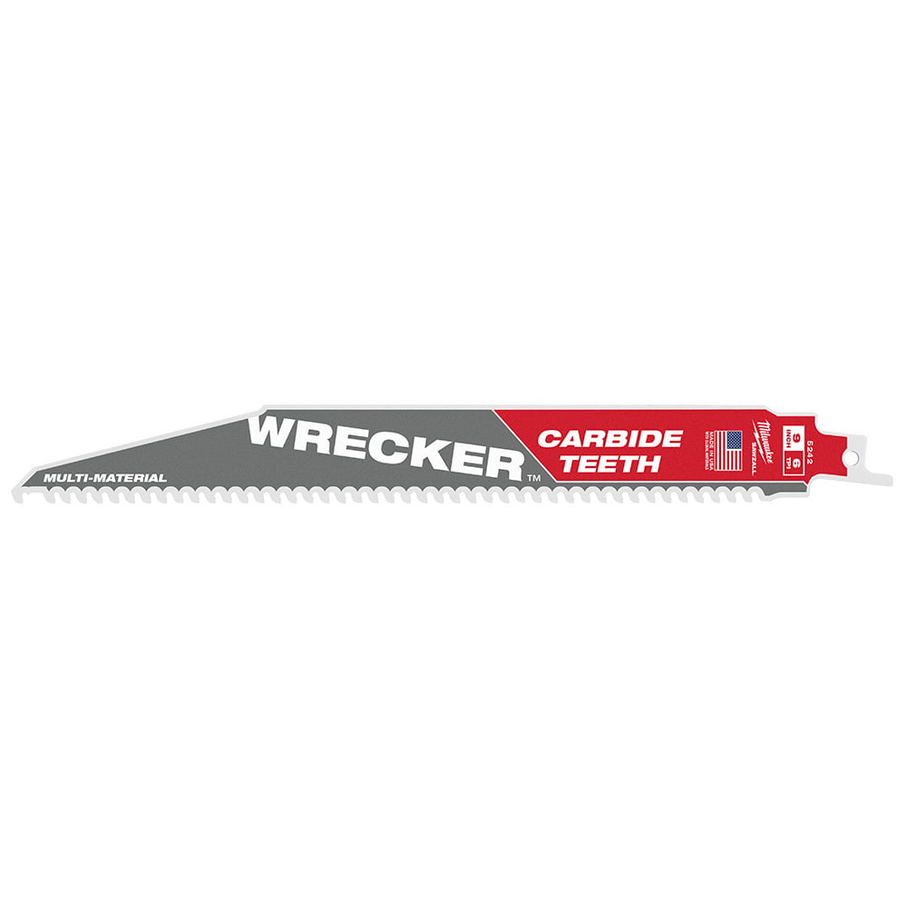 9 6 TPI THE WRECKER with Carbide Teeth SAWZALL Blade 1PK