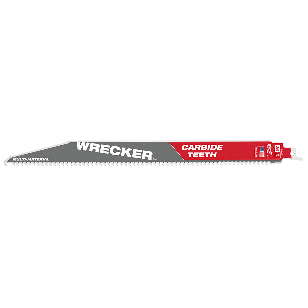12 6 TPI THE WRECKER with Carbide Teeth SAWZALL Blade 1PK