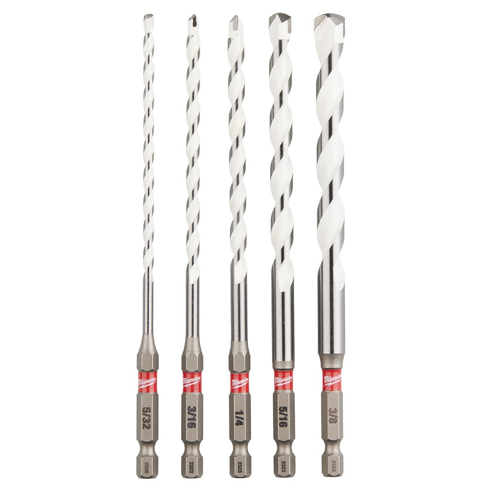 SHOCKWAVE Impact Duty Carbide Multi-Material Drill Bit Set - 5PC