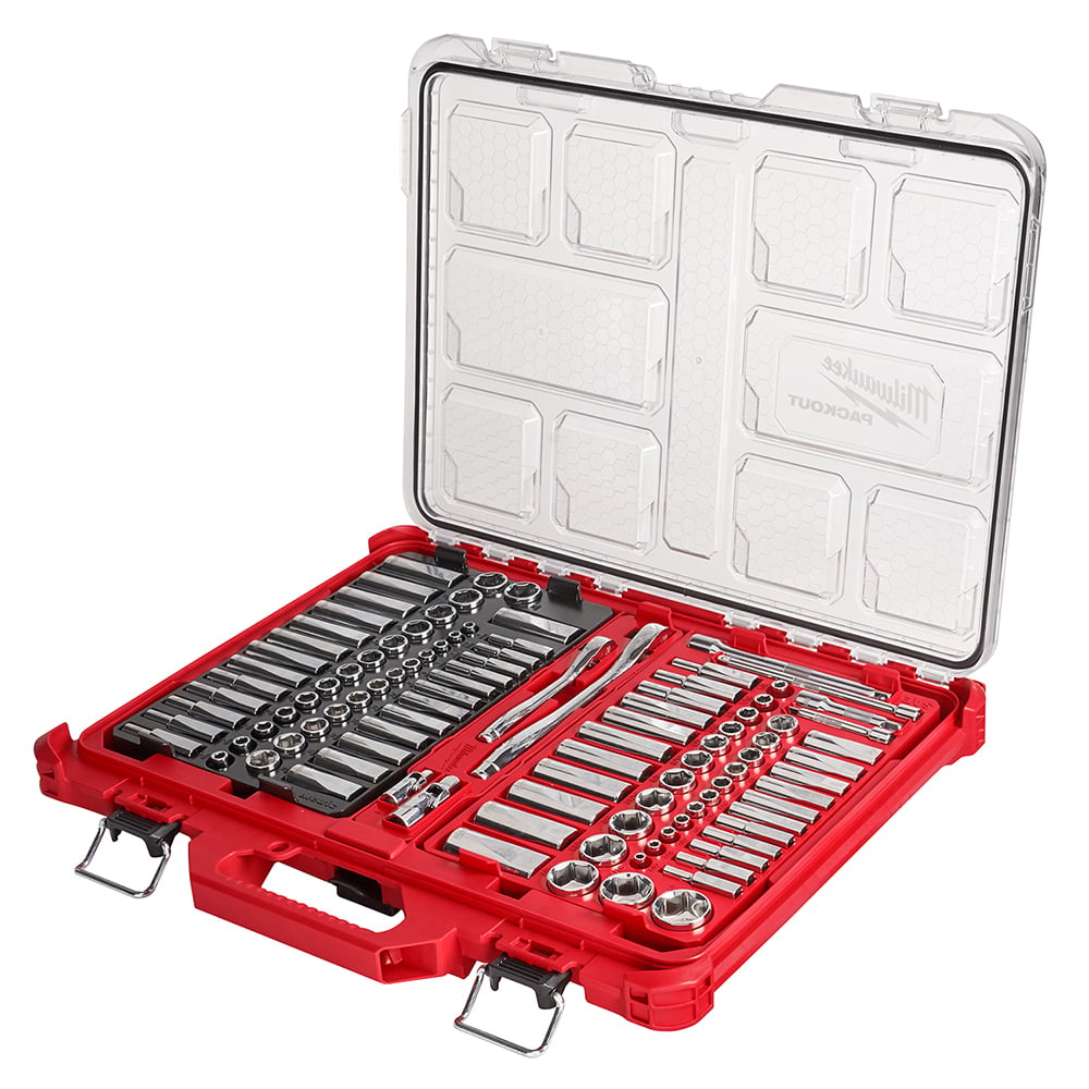 1/4 in. & 3/8 in. 106 Pc. Ratchet and Socket Set in PACKOUT - SAE & Metric