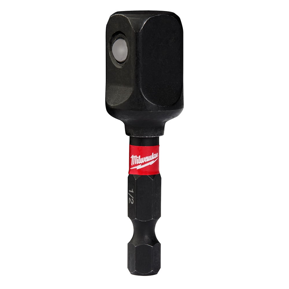 SHOCKWAVE 1/4 in. Hex to 1/2 in. Square Socket Adapter