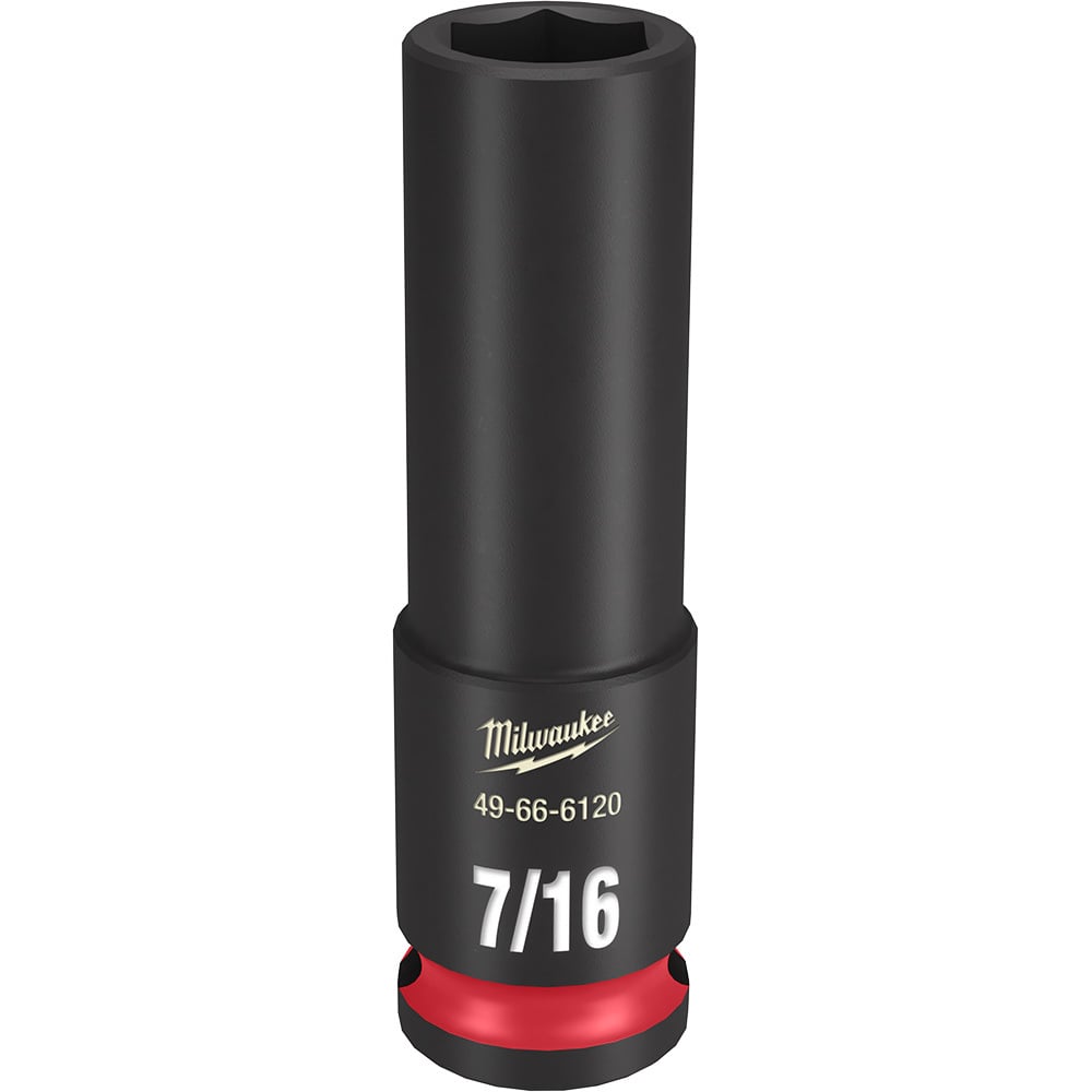SHOCKWAVE Impact Duty 3/8 Drive 7/16 Deep 6 Point Socket