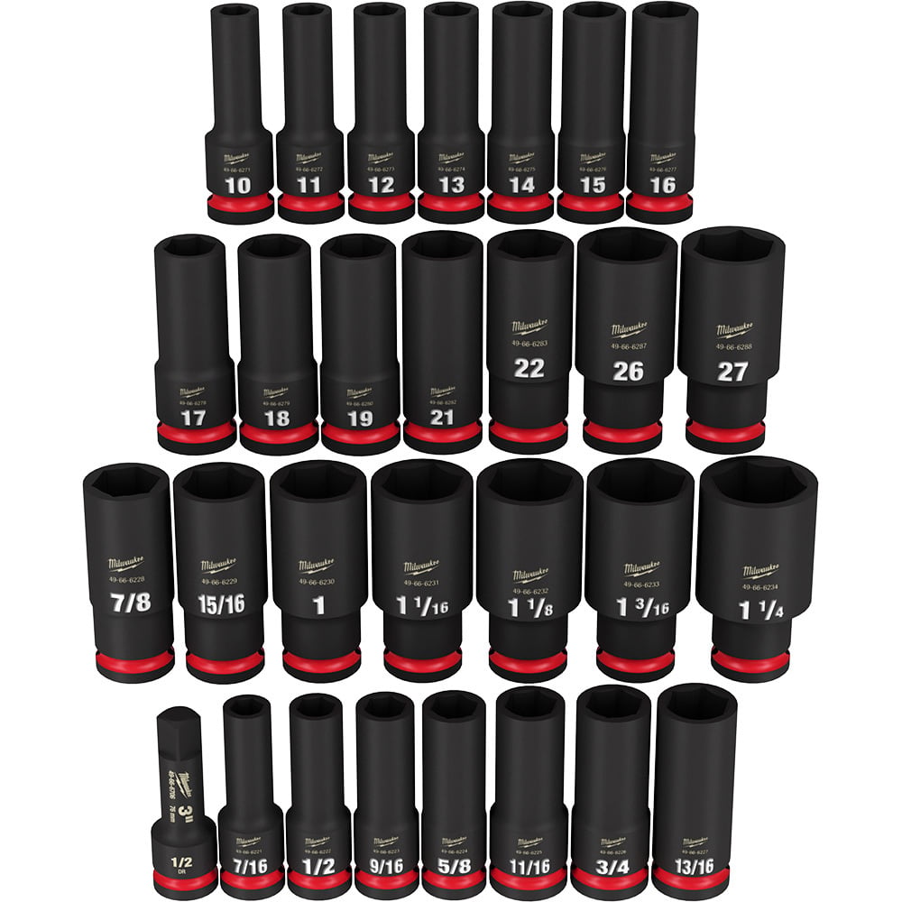 29PC 1/2 DR SAE&MM DP6PT IMPSCKTSET