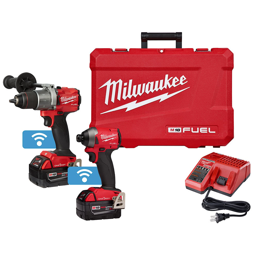 M18 FUEL Hammer Drill/Impact with One Key Combo Kit