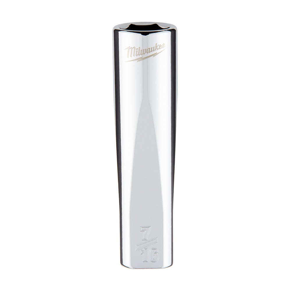 3/8 in. Drive 7/16 in. SAE 6-Point Deep Socket