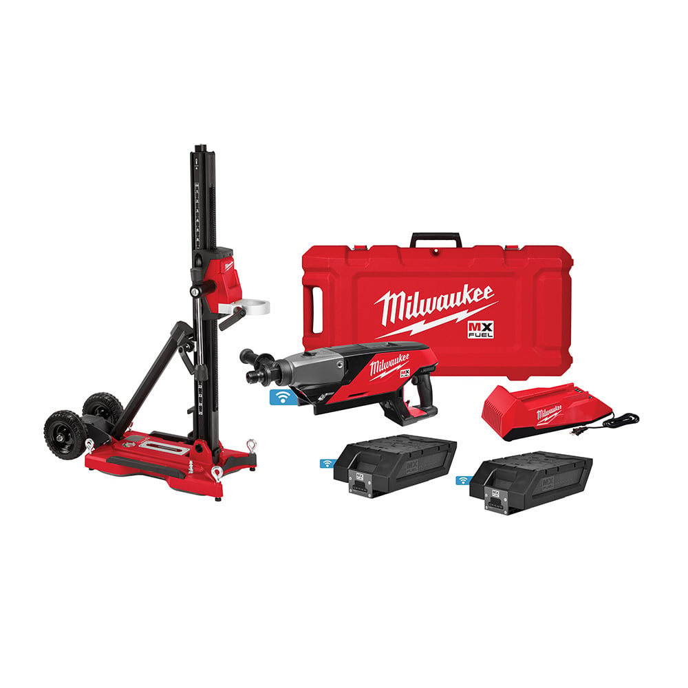 MX FUEL Handheld Core Drill Kit w/ Stand