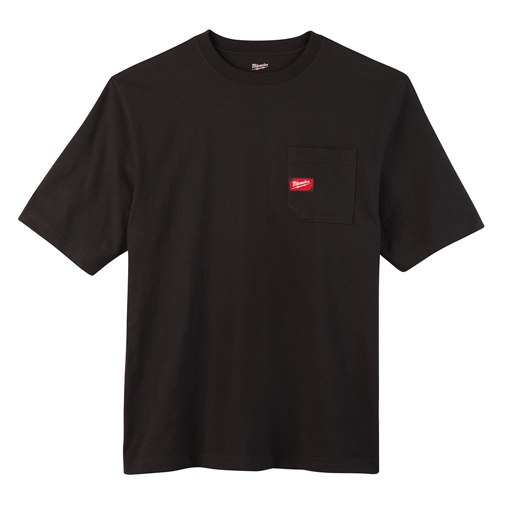 Heavy Duty Pocket T-Shirt - Short Sleeve - Black XL