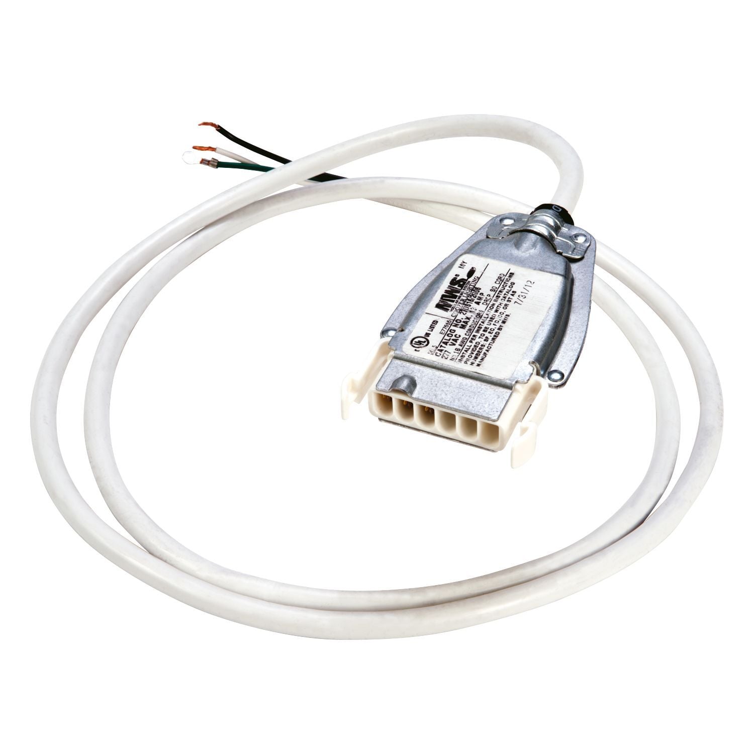 277VDrop SO Cord2 Conductors Plus Ground ,11' Cable length