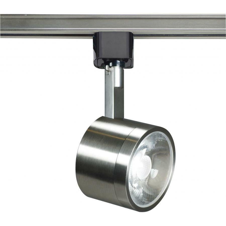 1 Light - LED - 12W Track Head - Round - Brushed Nickel - 24  Deg. Beam