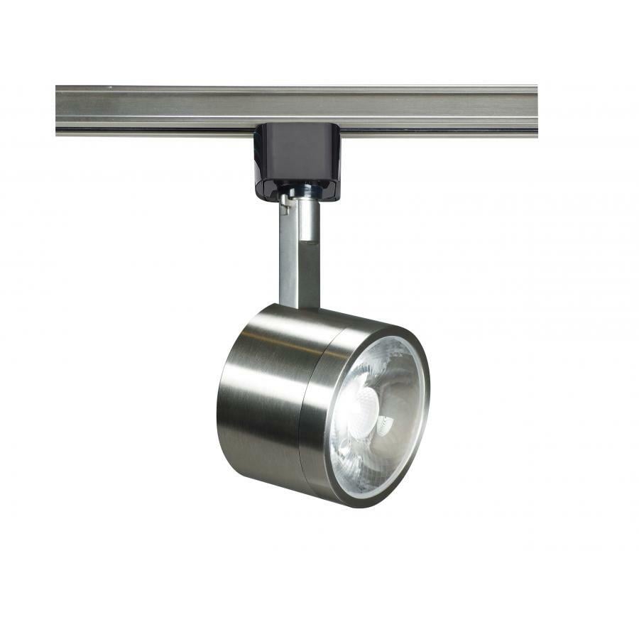 1 Light - LED - 12W Track Head - Round - Brushed Nickel - 36  Deg. Beam