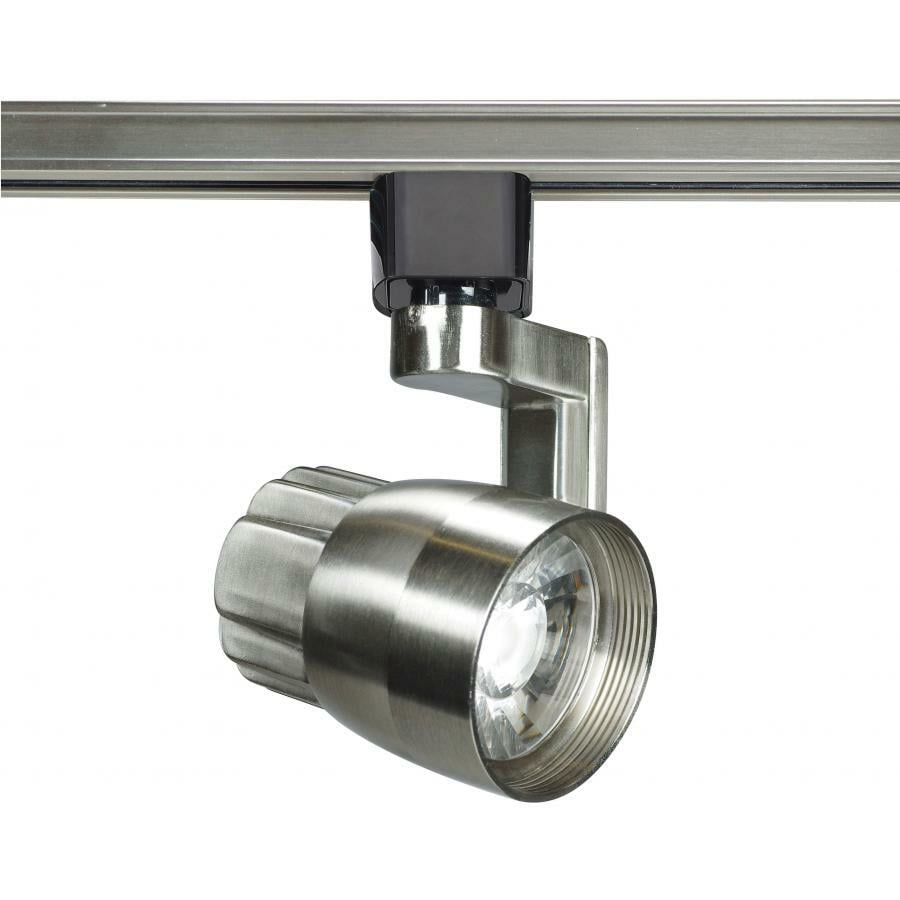1 Light - LED - 12W Track Head - Angle Arm - Brushed Nickel - 24  Deg. Beam