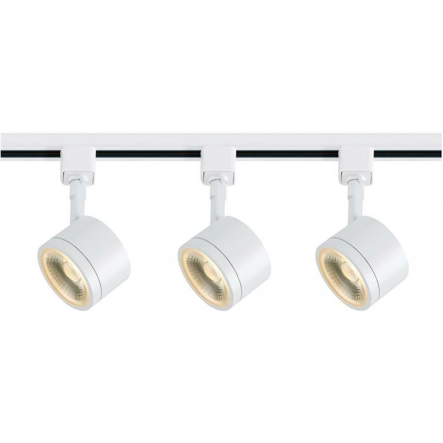 Track Lighting Kit 12 Watt LED - 3000K - 36 Degree - Round Shape - White Finish
